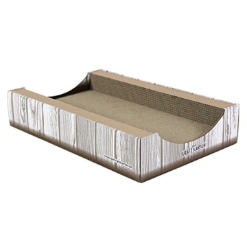 CanadianCat Company ® | Der KRATZKARTON | Kratzmöbel, Kratzbrett | Qualitäts-Wellpappe + Katzenminze | XXL | 34 X 56 X 12cm - 3