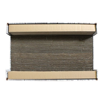 CanadianCat Company ® | Der KRATZKARTON | Kratzmöbel, Kratzbrett | Qualitäts-Wellpappe + Katzenminze | XXL | 34 X 56 X 12cm - 7