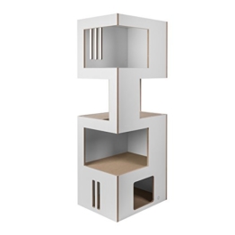 CanadianCat Company Kratzbaum, Kratzmöbel Cat Castle XL – der Klassiker Natur-weiß-beige - 1