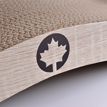 CanadianCat Company XXL Orbit 2.0 Lounge | Natur | Kratzmöbel, Kratzbrett | Qualitäts-Pappe + Katzenminze | 84 X 24 X 23cm - 5