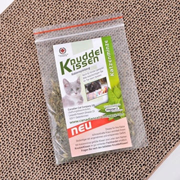 CanadianCat Company XXL Orbit 2.0 Lounge | Natur | Kratzmöbel, Kratzbrett | Qualitäts-Pappe + Katzenminze | 84 X 24 X 23cm - 8