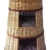 Floranica - 3 Etagen Hoher Katzenkorb / Katzenbett / Katzenliege / Katzenbaum aus Weide mit oder ohne Kissen (wählbar), Kissenfarbe:dunkle Kissen, Model:Natur Turm - 1