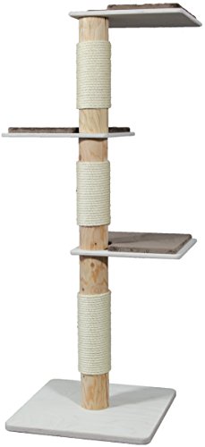 kratzbaumland Designer-Kratzbaum No5 (goldbeige - Baumwolle) - 1