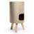 Moderne Kitty Handarbeit Satellite Cat Tower W/Kratzern Oberfläche in Hiro, 33 x 33 x 68,6 cm - 5