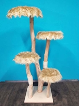 Naturkratzbaum 0965 Kratzbaum Natur Holz Design 195cm Katzenbaum Katzenkratzbaum - 1