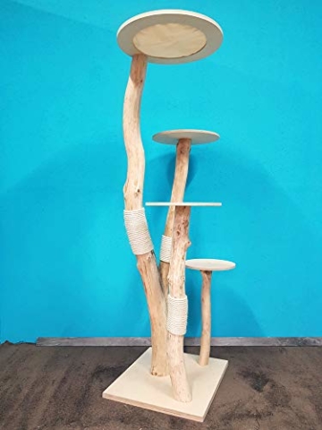 Naturkratzbaum 0965 Kratzbaum Natur Holz Design 195cm Katzenbaum Katzenkratzbaum - 4