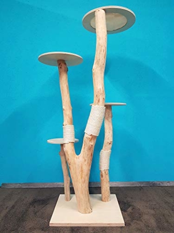Naturkratzbaum 0965 Kratzbaum Natur Holz Design 195cm Katzenbaum Katzenkratzbaum - 5