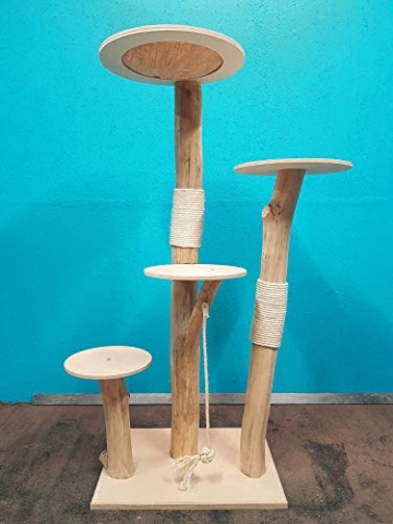 Naturkratzbaum 0973 Kratzbaum Natur Holz Design 175cm Katzenbaum Katzenkratzbaum - 2