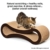 PetFusion Katzen-Kratzbaum, 86 x 27 x 27 cm Hochwertiger Pappkarton und Design. - - 3