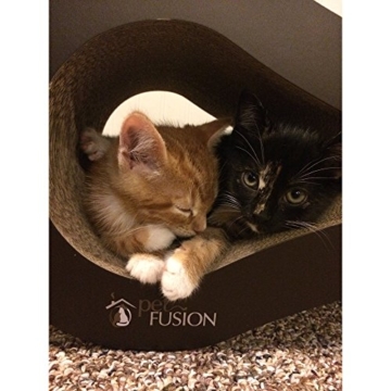 PetFusion Katzen-Kratzbaum, 86 x 27 x 27 cm Hochwertiger Pappkarton und Design. - - 8