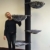 RHRQuality Kratzbaum große katze XXL Maine Coon Tower Blackline Anthrazit. Stämme 20cm Ø. Speziell für große und schwere Katzen. Deckenhoch - 1