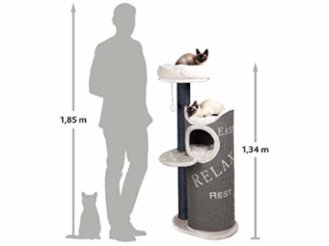 Trixie 44425 Kratzbaum Juana, 134 cm, taupe/lichtgrau - 2